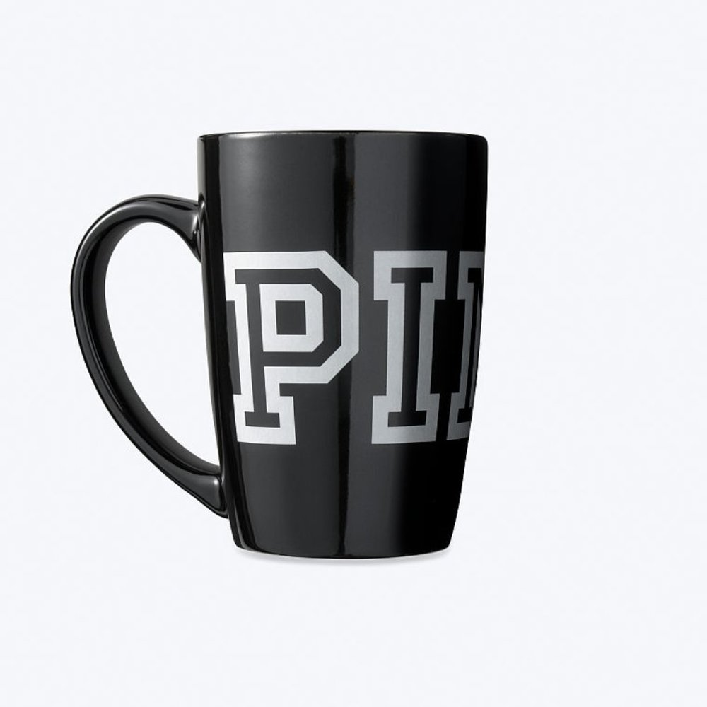 Victoria's Secret Pink Logo Mug in Black